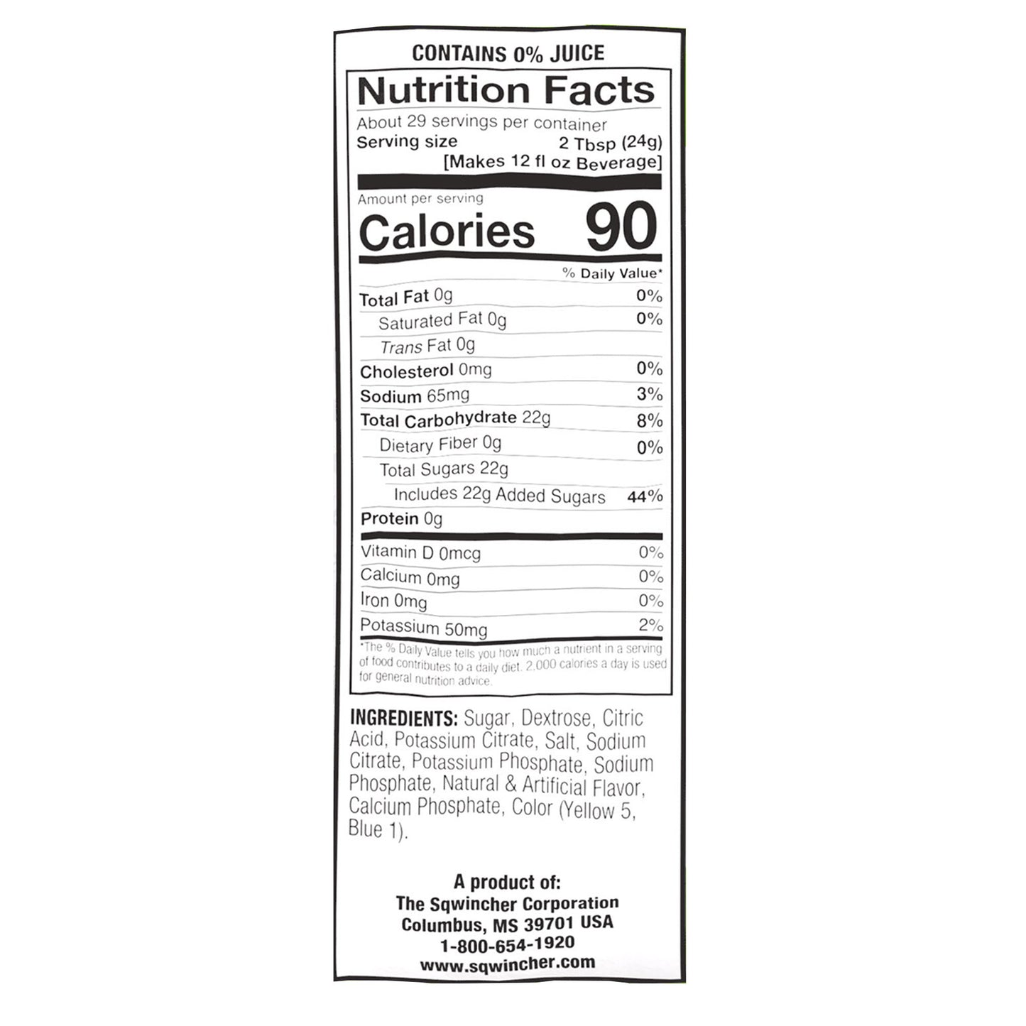 Sqwincher® Powder Pack® Lemon-Lime Electrolyte Replenishment Drink Mix