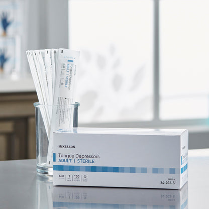 McKesson Tongue Depressors , Senior, Wide Blade, nonsterile