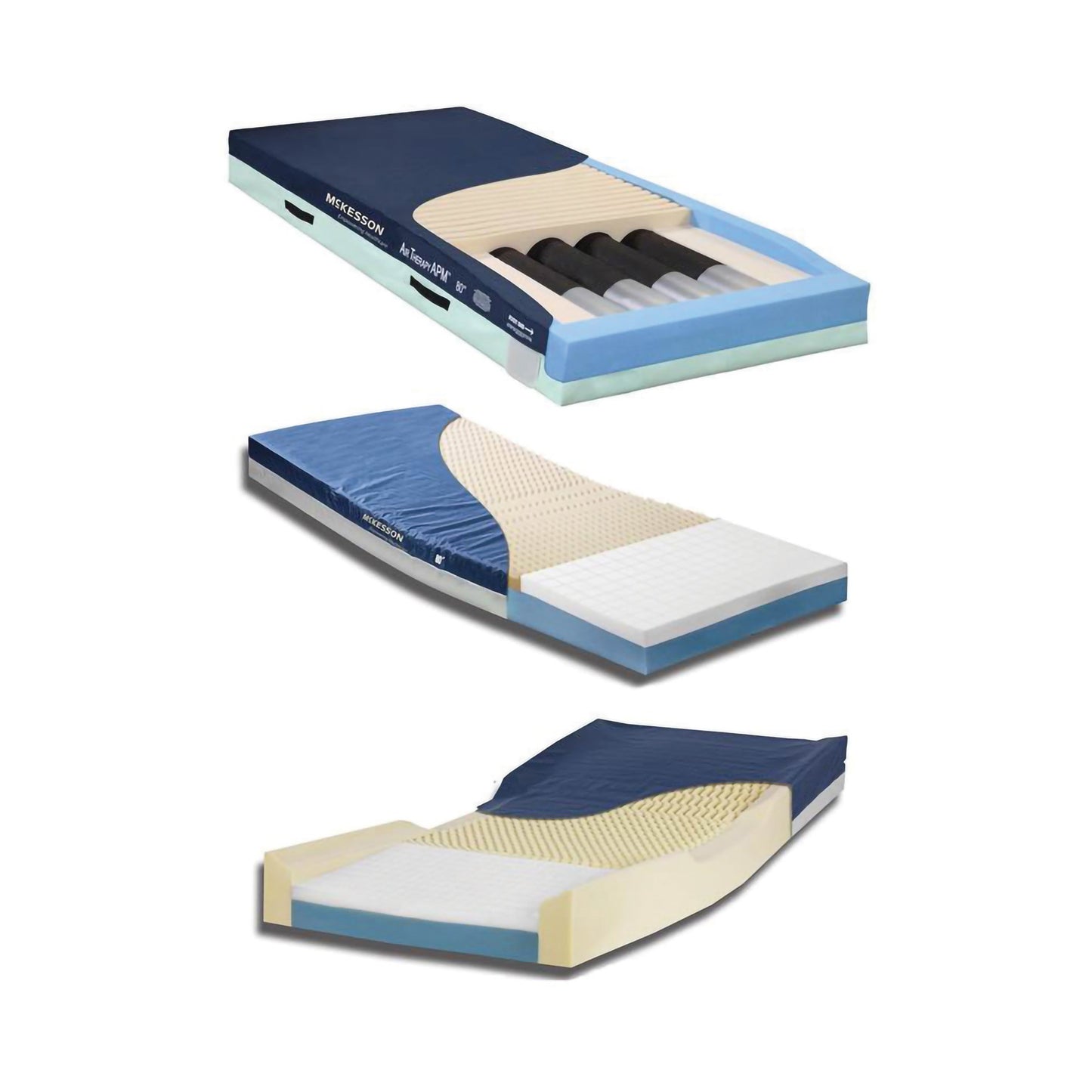 McKesson Therapy Foam Mattress, 84 x 35 x 6 Inch