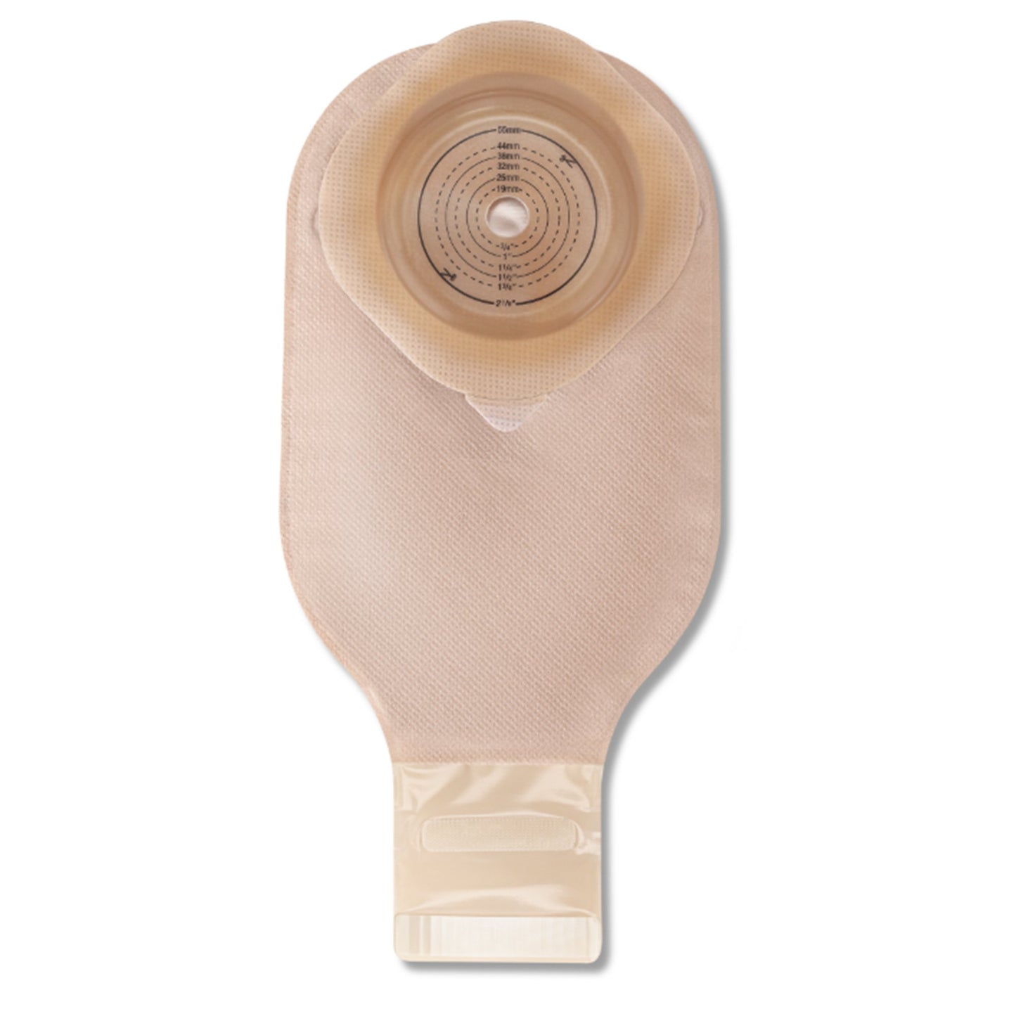 CeraPlus™ One-Piece Soft Convex Beige Ostomy Pouch, Cut to Fit Stomas up to 38mm