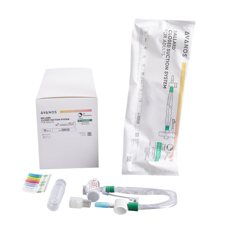 Kimvent® Closed Suction Catheter, Tracheostomy Type, 12 Inch Length