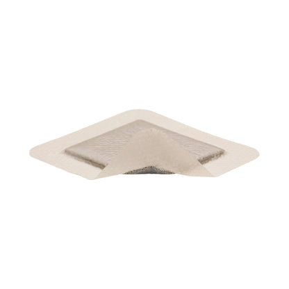 Mepilex® Border Ag Foam Dressing with Silver, 4 x 8 Inch