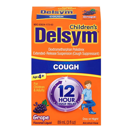 Reckitt Benckiser 63824017263 Delsym Dextromethorphan HBr Cold and Cough Relief