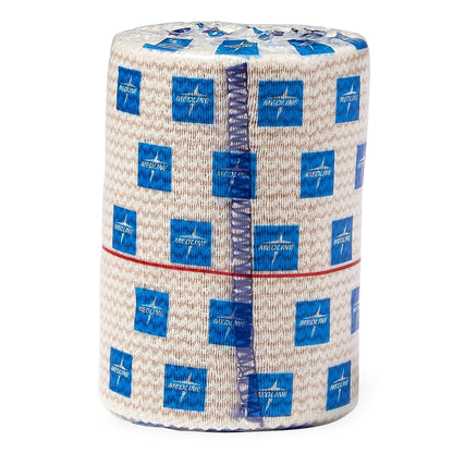 Compression Bandage 4 Inch X 10 Yard Hook and Loop Closure Tan NonSterile Standard Compression