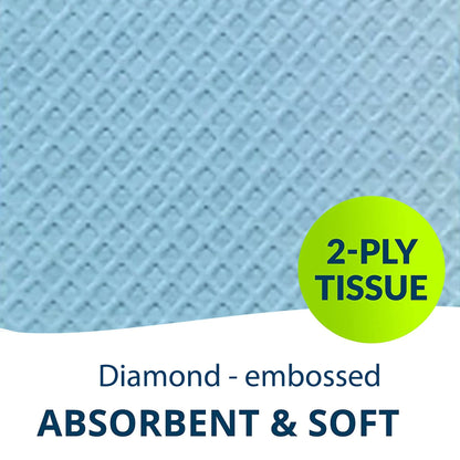 Tidi® Blue Procedure Towel, 13 x 18 Inch