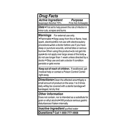 McKesson 23-D0022 Isopropyl Alcohol Antiseptic, 16 oz. Bottle by McKesson Brand product image - view 2