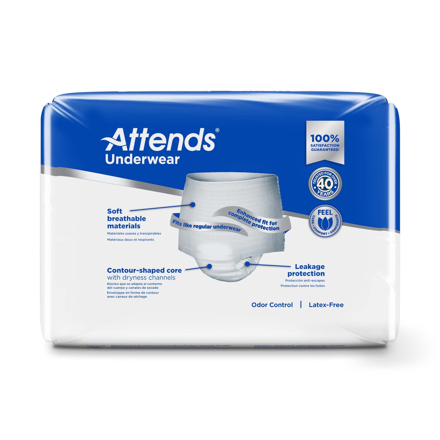 Attends® Care APV20 Pull On with Tear Away Seams Adult Medium Unisex Disposable Heavy Absorbency