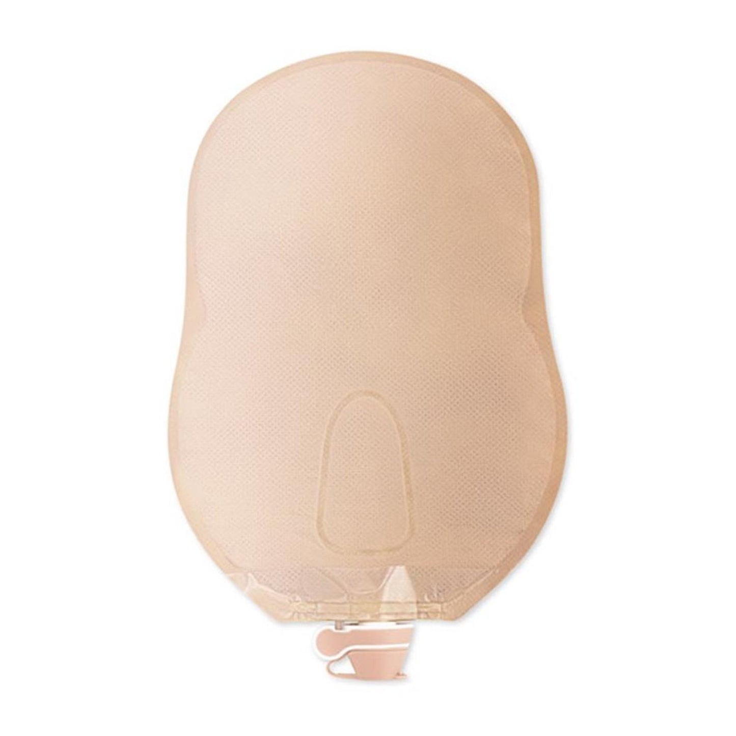 New Image™ 18404 Two-Piece Transparent Urostomy Pouch, 70 mm Flange, Blue Match