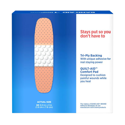 Adhesive Strip Band-Aid® Tru-Stay™ Plastic Tan 3/4 X 3 Inch Sterile