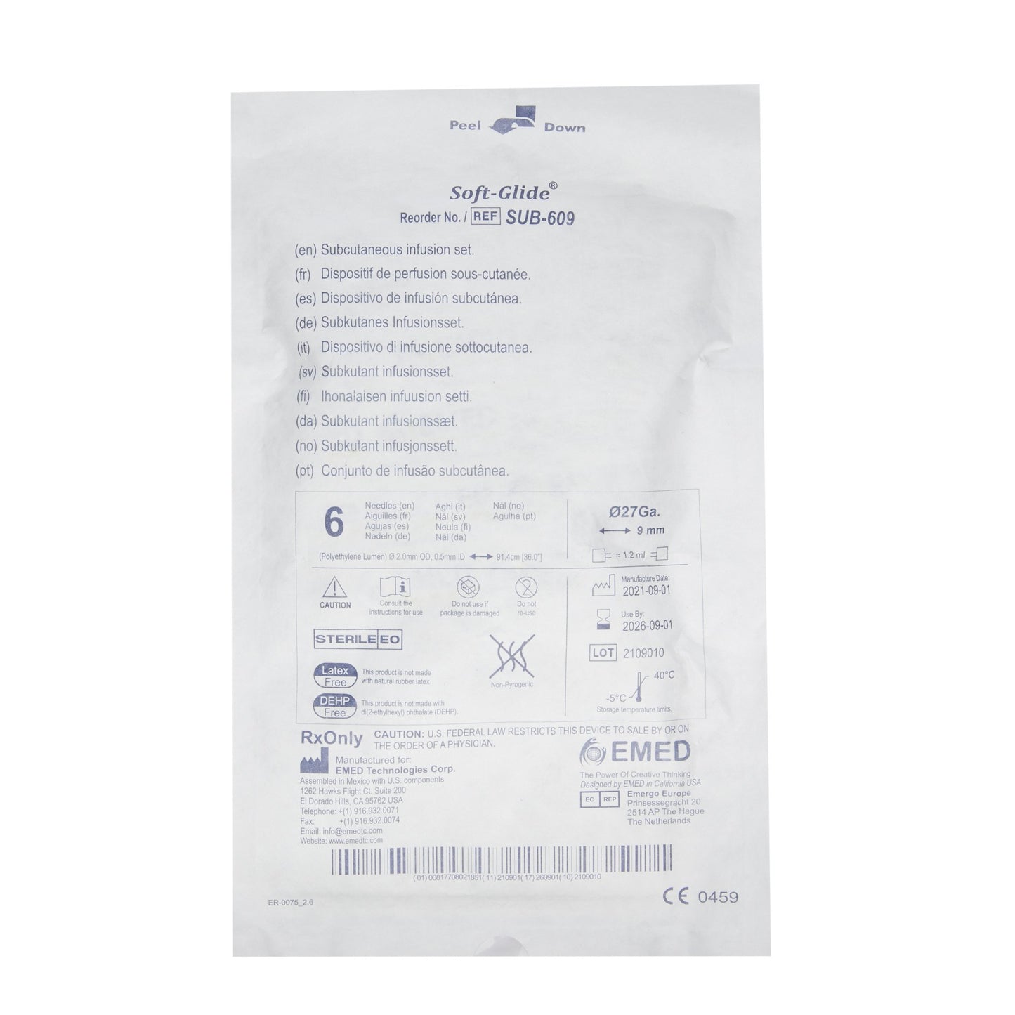 Sub-Q Subcutaneous Infusion Set