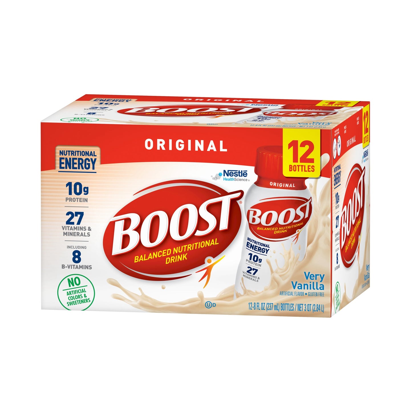 Boost® Original Vanilla Balanced Nutritional Drink, 8-ounce bottle