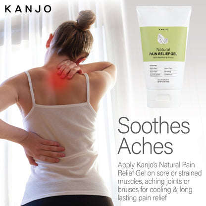 Kanjo Natural Pain Relief Gel, 4.2-ounce tube