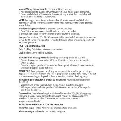 Tolerex® Formulated Liquid Diet Elemental Powder