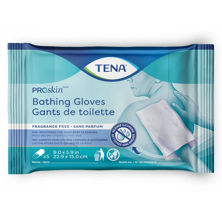 Essity 54367 TENA ProSkin Bathing Gloves, 5.9 x 9 Inch