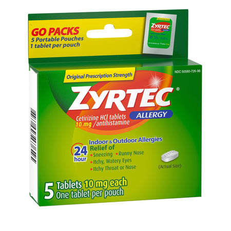 Johnson & Johnson Consumer 32043000 Zyrtec Cetirizine Allergy Relief