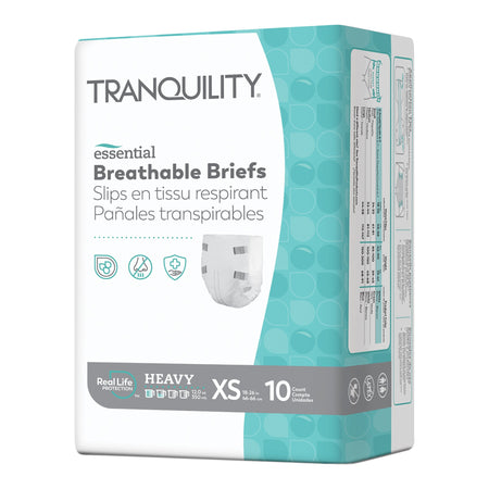 Tranquility 2743 Essential Heavy Incontinence Brief, Extra Small