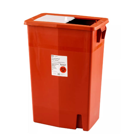 Cardinal 8938 SharpSafety Multi-purpose Sharps Container, 18 Gallon