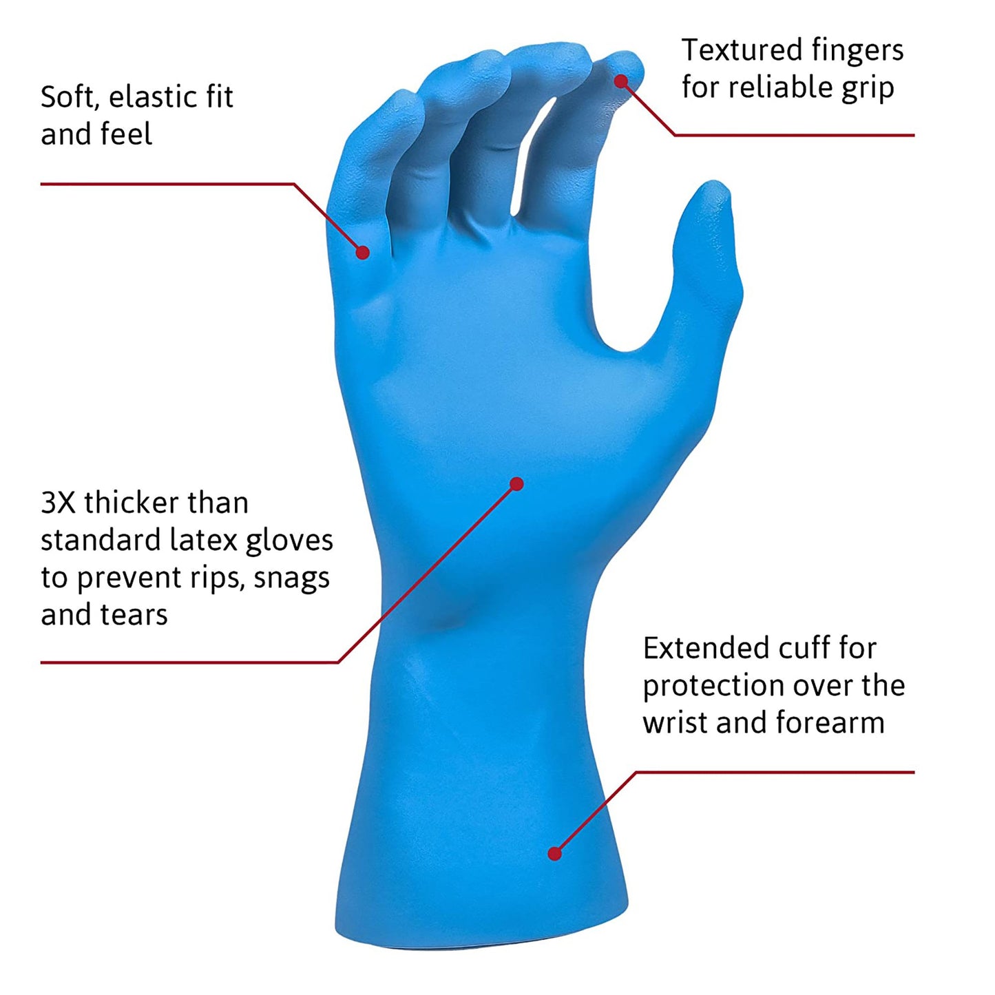 Supreno® SE Nitrile Exam Glove, Medium, Blue