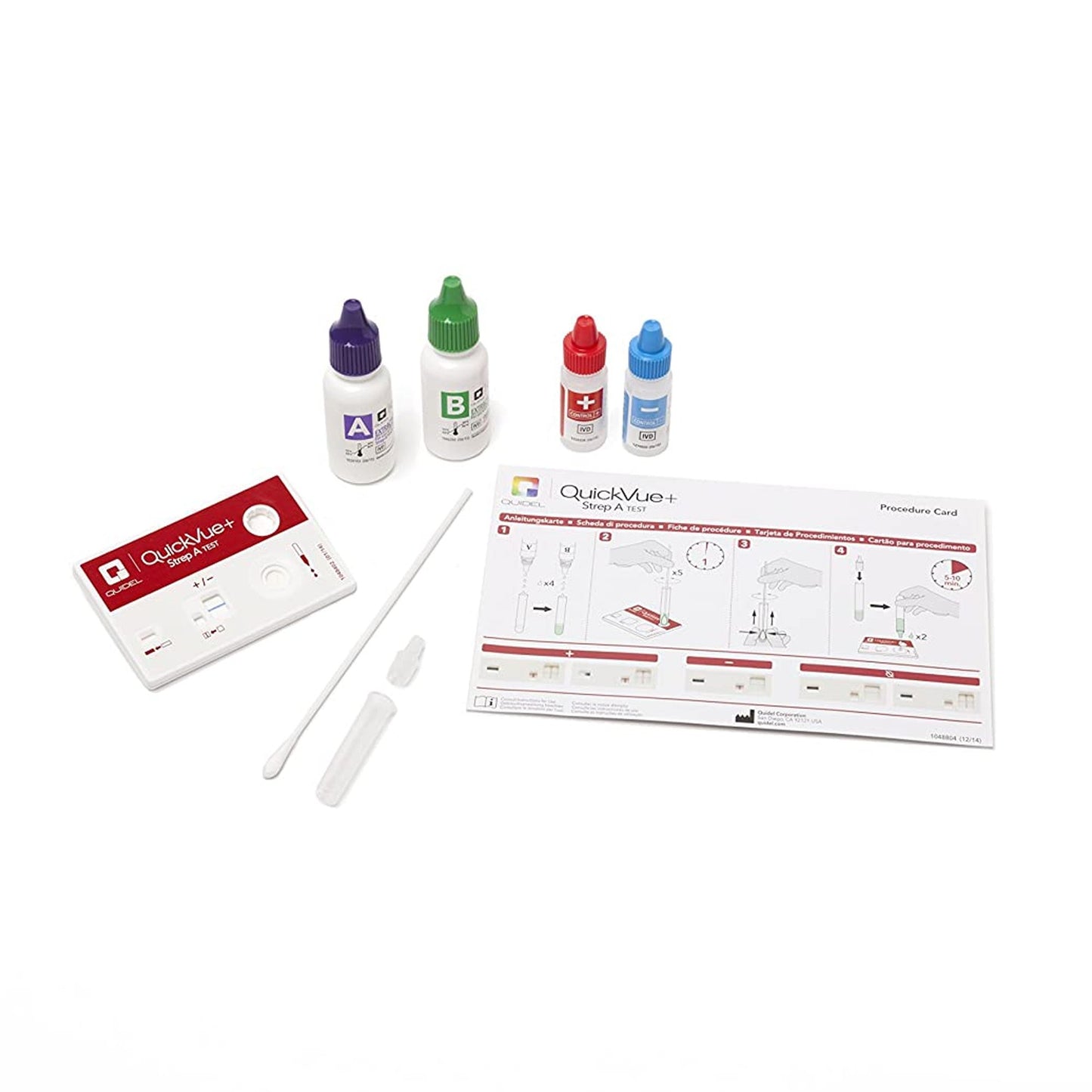 QuickVue+ Strep A Infectious Disease Immunoassay Respiratory Test Kit by Quidel product image - view 4