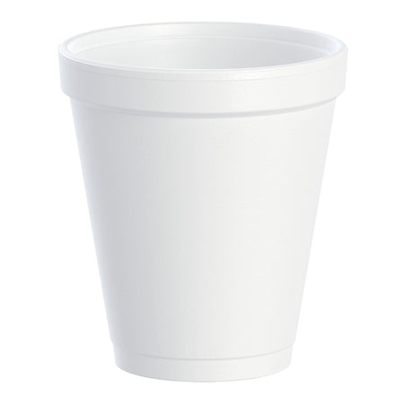 Dart White Styrofoam Drinking Cup, 8-ounce capacity