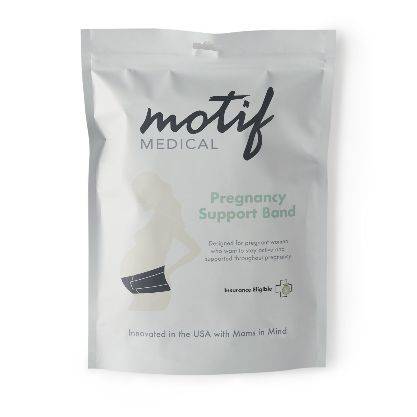 Maternity Support Belt Small Hook and Loop Closure 33 to 40 Inch Under Belly Circumference Adult