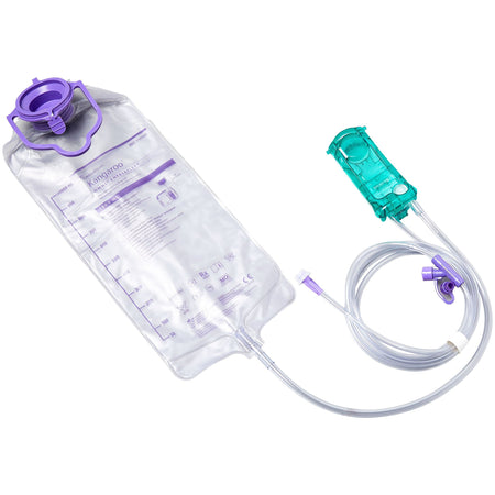 Cardinal E10FDR Enteral Feeding Pump Bag Set Kangaroo OMNI ENtelliSet 1000 mL NonSterile