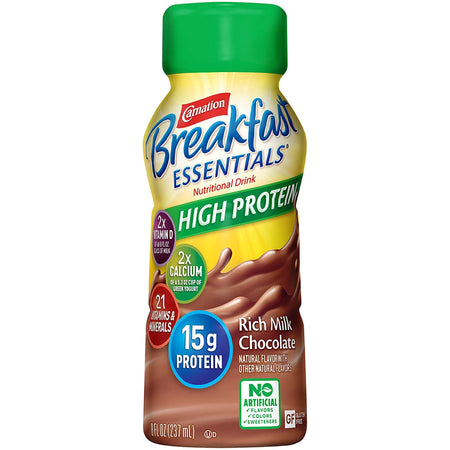 Nestle Healthcare Nutrition 50000406968 Carnation Breakfast Essentials High Protein Chocolate Nutritional