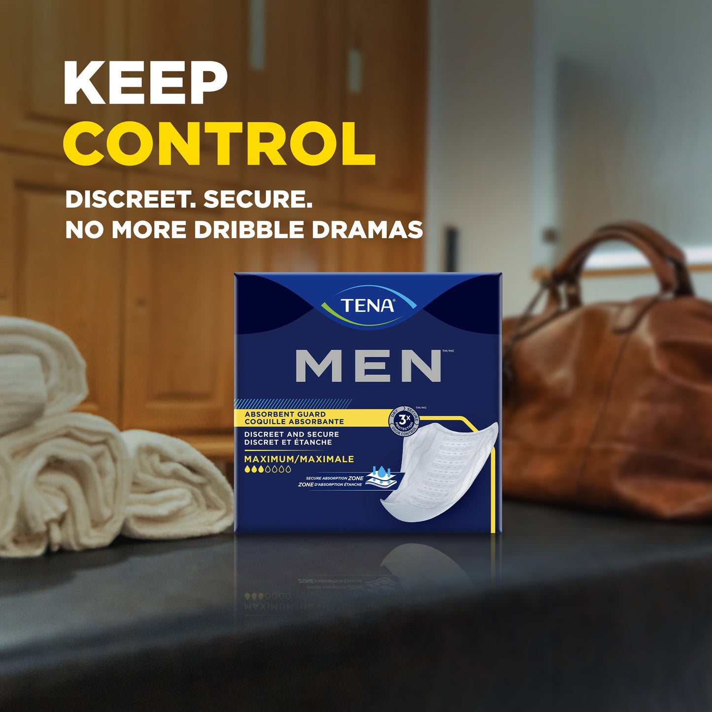 Tena® MEN™ Maximum Guards, Bladder Control Pad