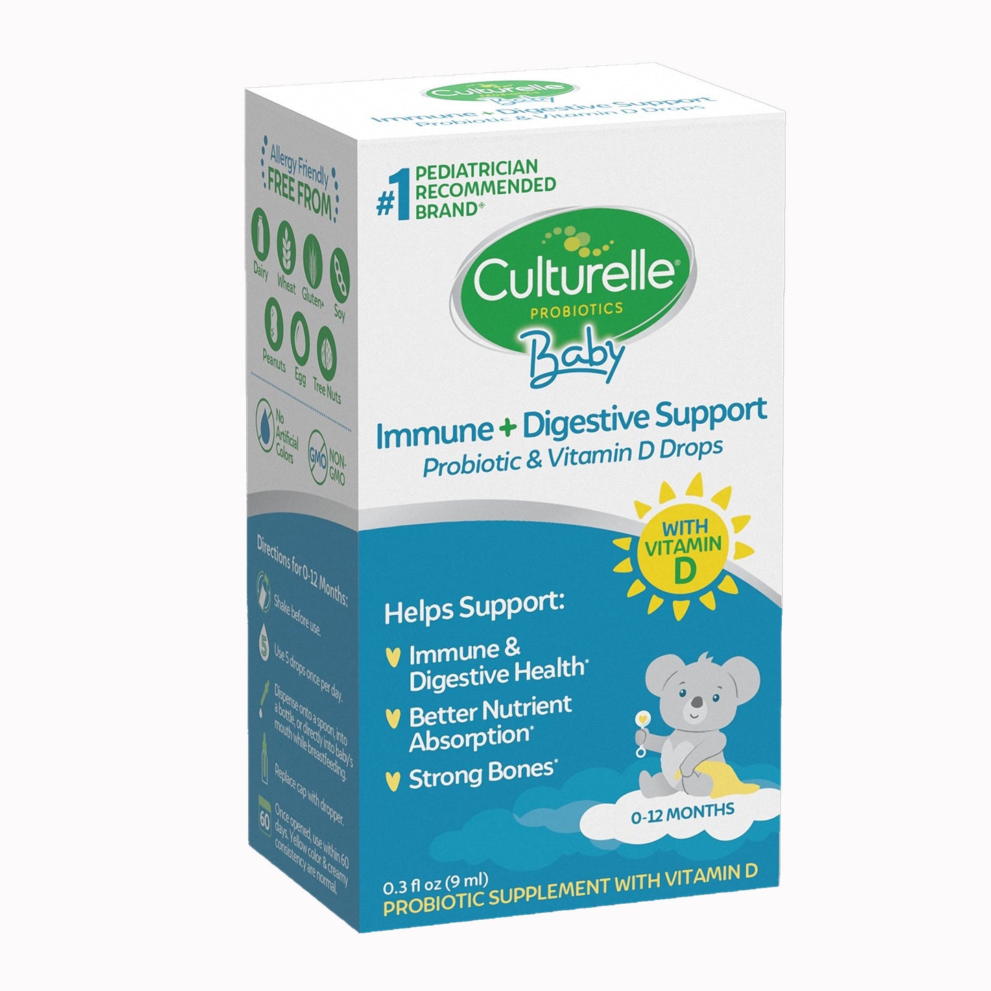 Culturelle® Baby Immune + Digestive Support Probiotic & Vitamin D Drops