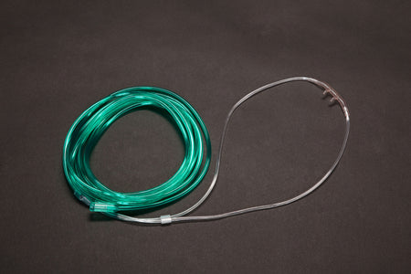 Sun Med 1600HF-4-25 Nasal Cannula Salter-Style Adult Curved Prong / NonFlared Tip 4 Foot O2 Line