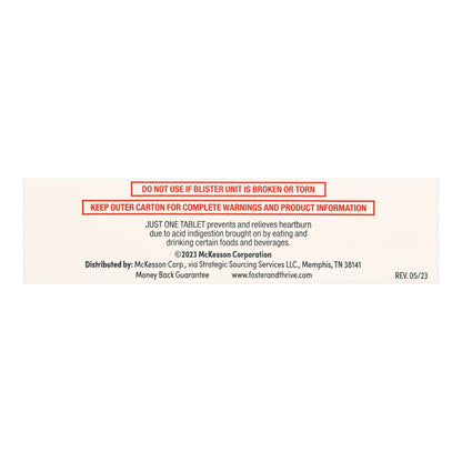 Foster & Thrive™ Original Strength Acid Reducer Famotidine Tablets 10 mg