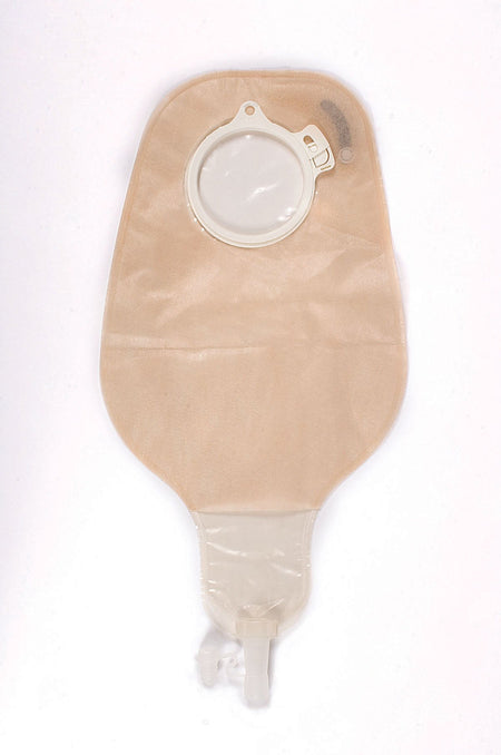 Coloplast 8114 Assura 2-Piece High Output Transparent Ostomy Pouch, Green Match