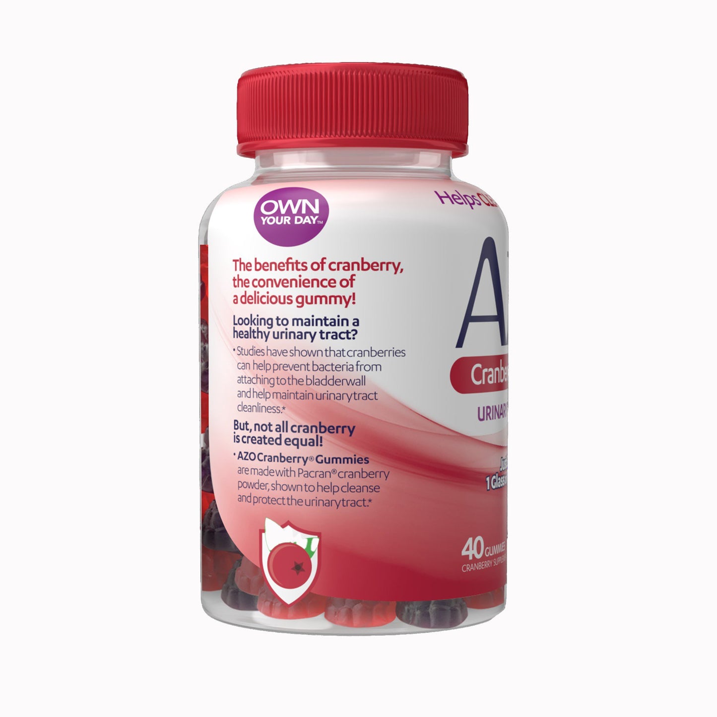 Dietary Supplement AZO® Gummy 40 per Bottle