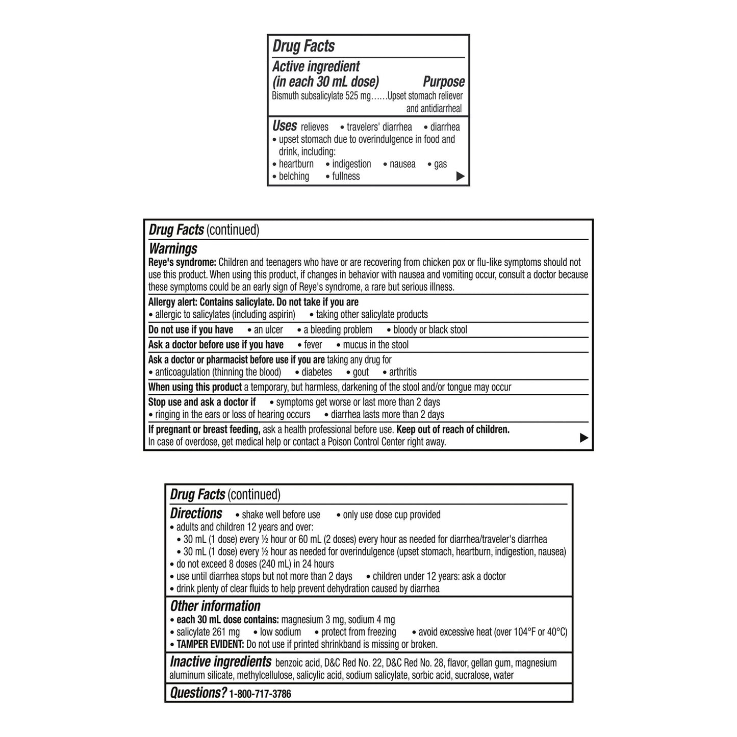 Pepto Bismol® Bismuth Subsalicylate Liquid
