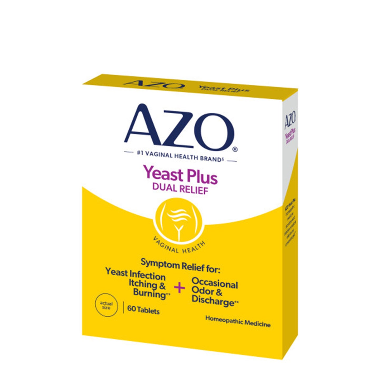 AZO® Yeast Plus Dual Relief for Yeast Infection Itching and Burning