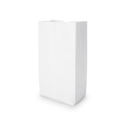 General Supply White Grocery Bag, Size 6
