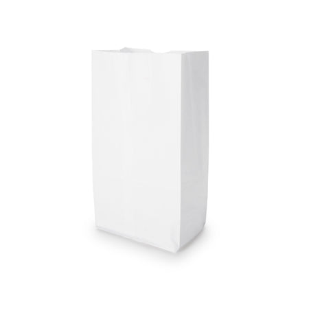 General Supply White Grocery Bag, Size 6