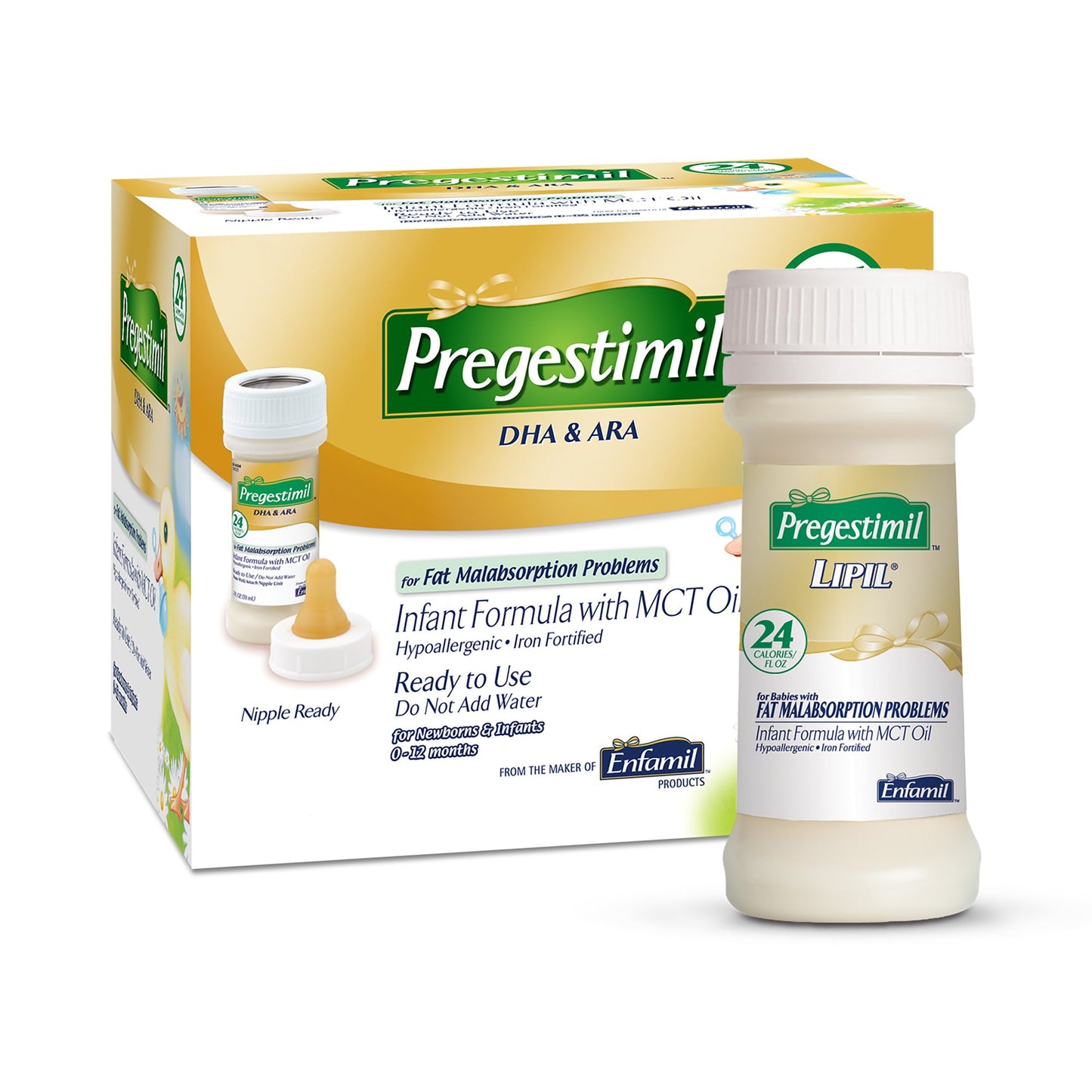 Pregestimil® Lipil® Ready to Use Infant Formula, 2-ounce bottle