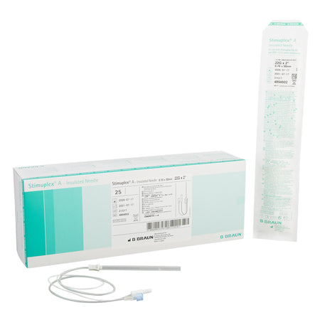 B. Braun 4894502 Stimuplex A Peripheral Nerve Block Needle, 22 Gauge, 2 Inch Length