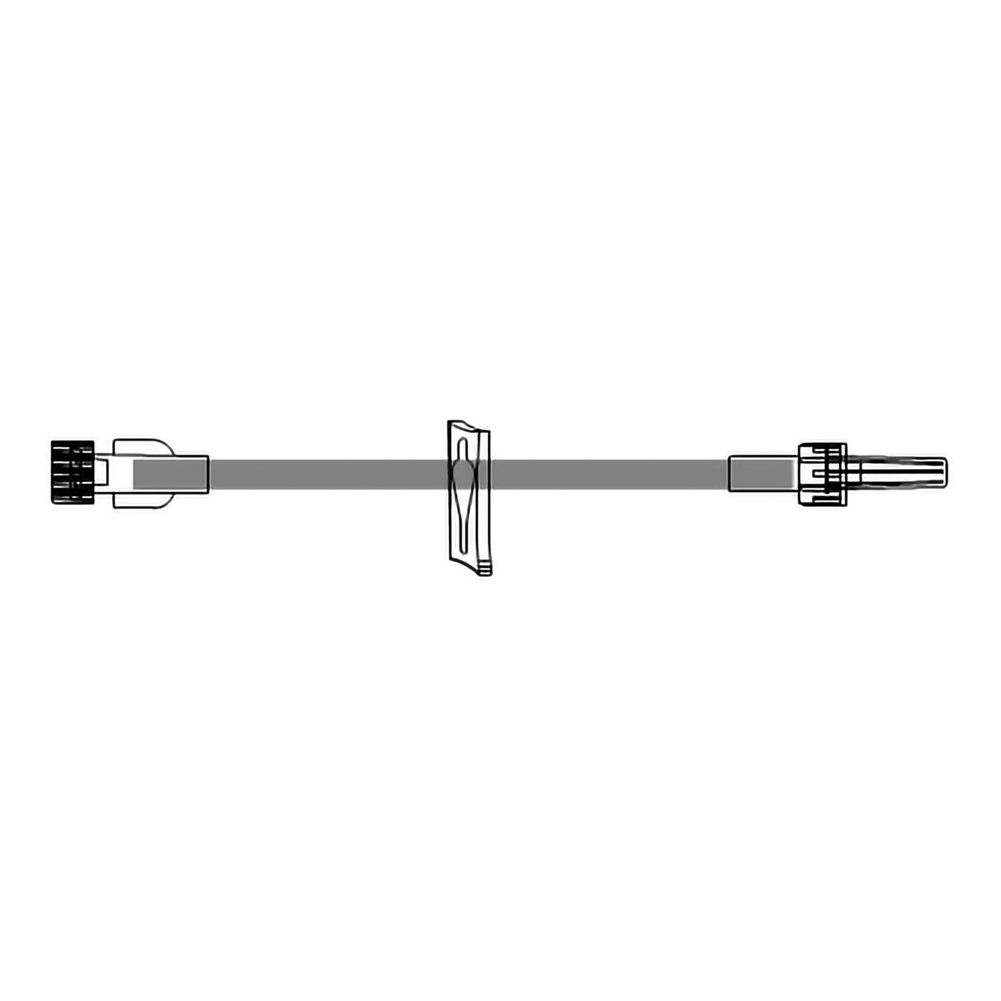 IV Extension Set McKesson Standard Bore 7 Inch Tubing Without Filter Sterile