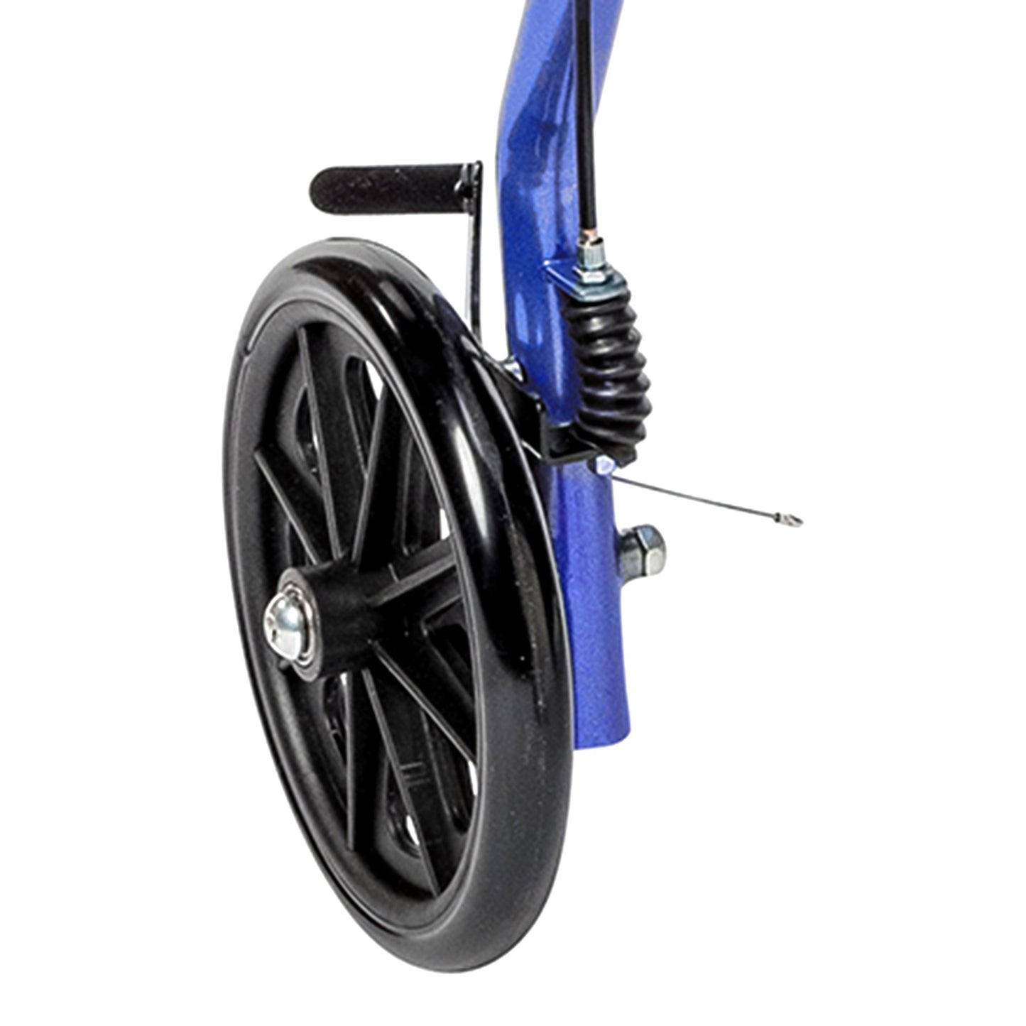 McKesson Bariatric Blue Folding Steel Four-Wheel Rollator