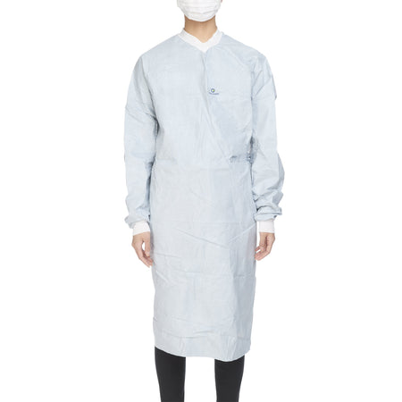 O&M Halyard Inc 44672 Aero Chrome Surgical Gown with Towel, Medium