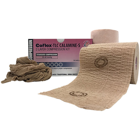 Andover 1087840 CoFlex TLC Calamine with Indicators Two-Layer Compression Bandage System