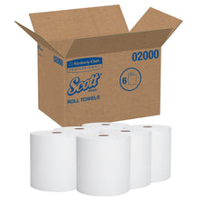 Scott Paper Towels, Hardwound, Continuous Roll, 8
