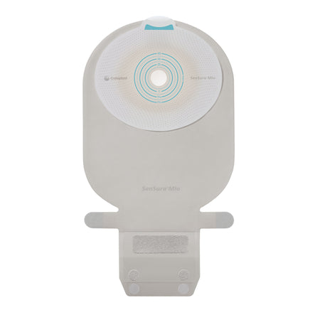 Coloplast 884573 SenSura Mio Flat 1-Piece Transparent Ostomy Pouch, 50 mm Stoma