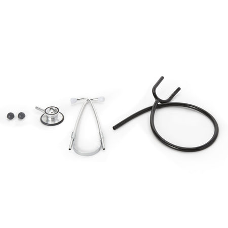 McKesson 01-670BKGM Classic Stethoscope, Black, 22" Tube