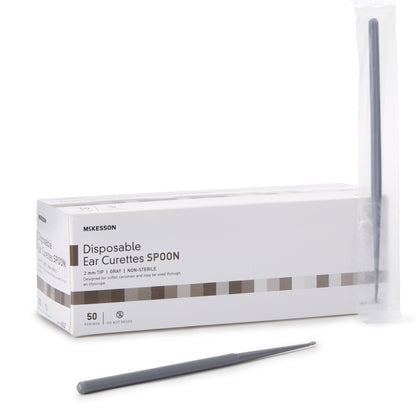 McKesson Ear Curette, 2 mm, Cup Tip