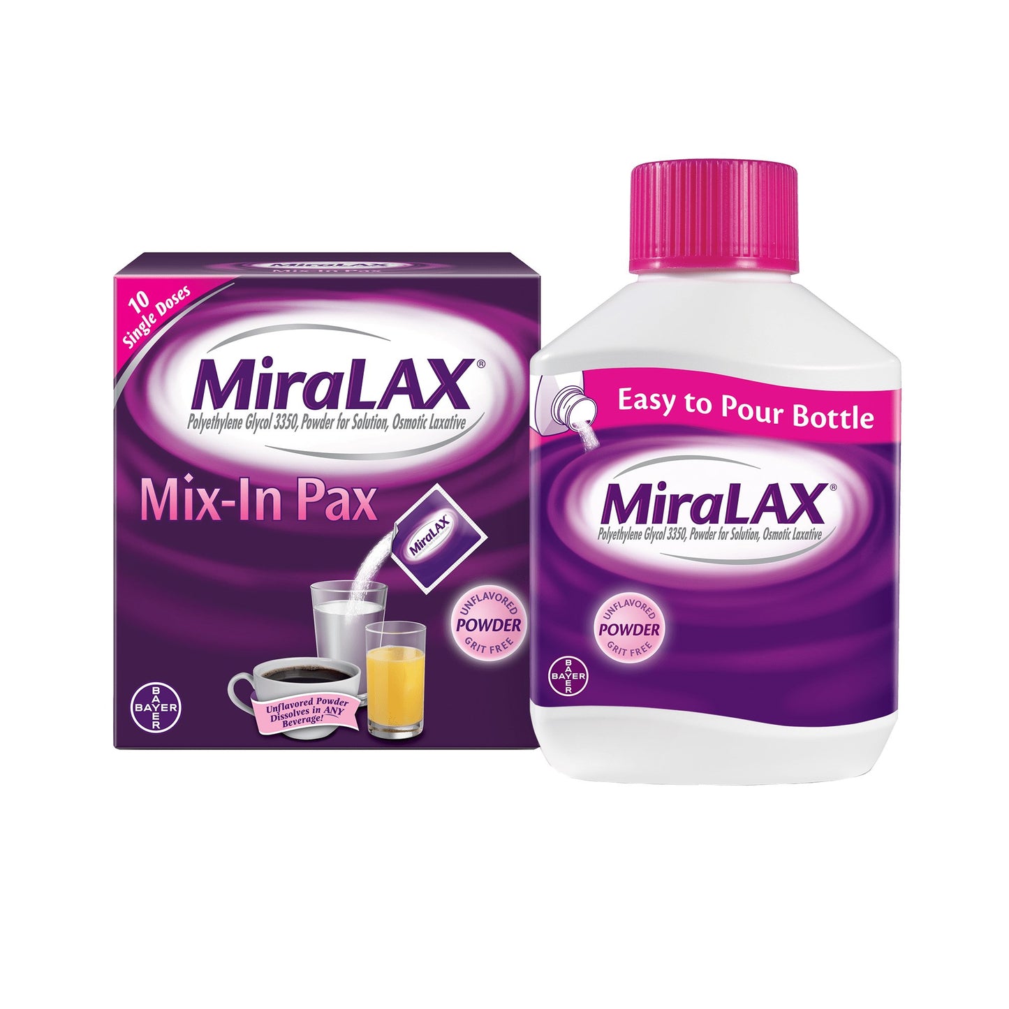MiraLAX® Polyethylene Glycol 3350 Laxative