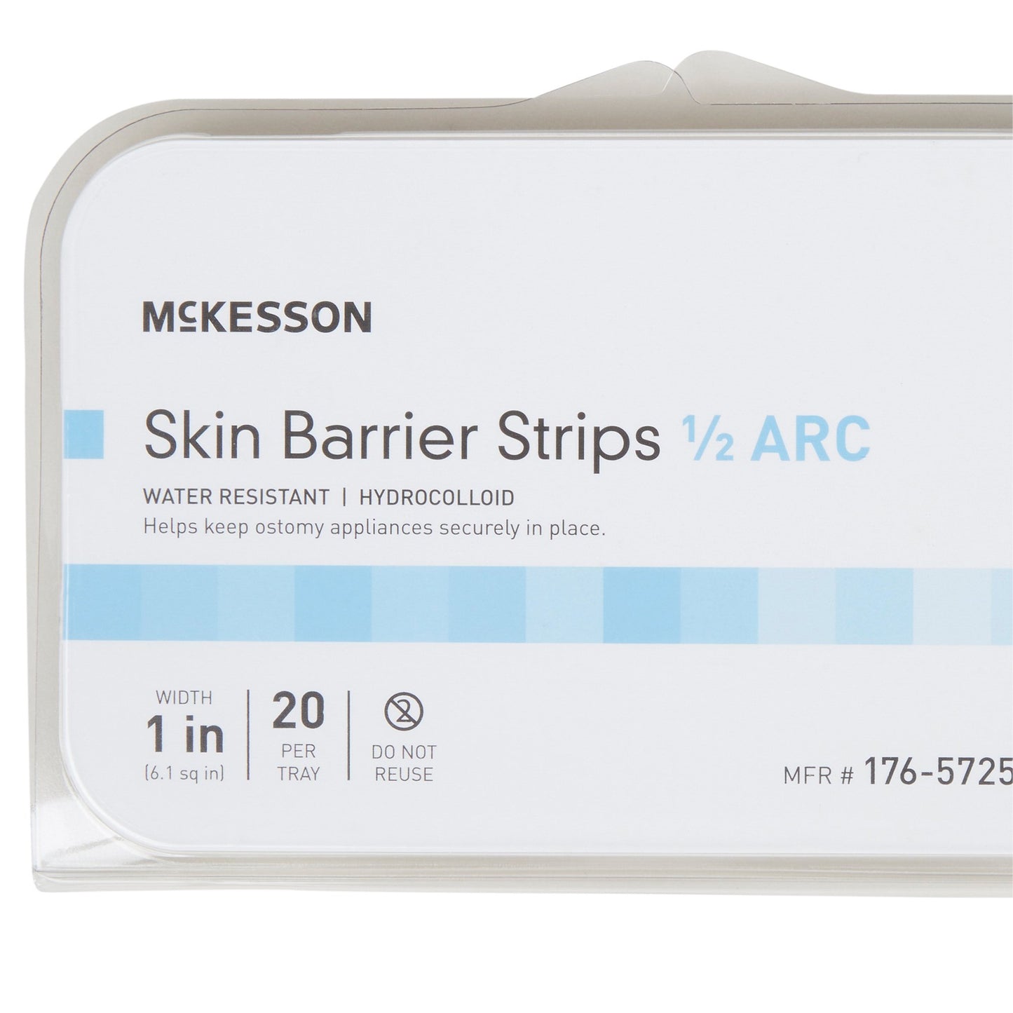 McKesson Skin Barrier ½ Arc Strip