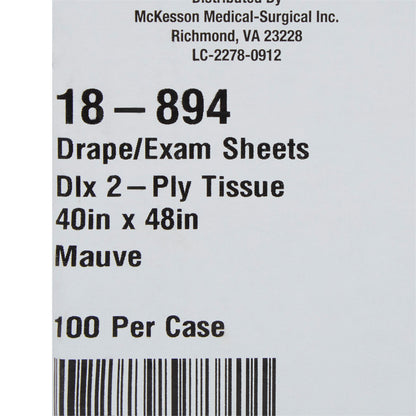 McKesson Nonsterile Physical Exam Drape, 40 x 48 Inch